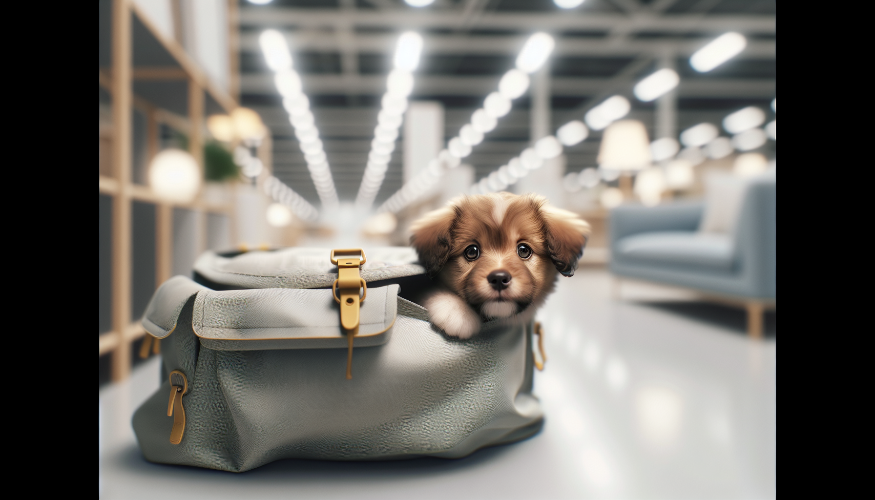 Can I Bring My Dog In A Backpack In IKEA?